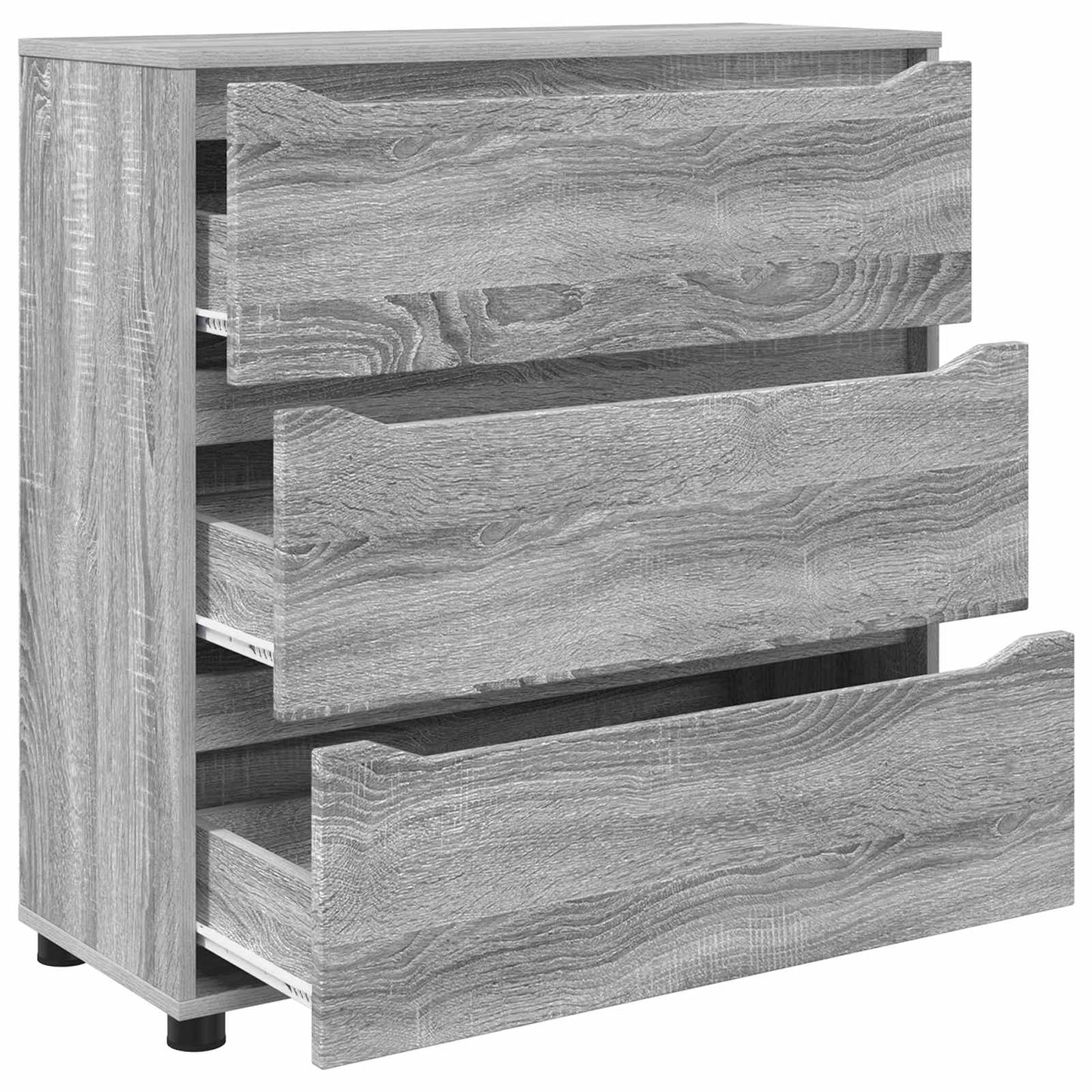 Armadio 80 x 31 x 81 cm Legno ingegnerizzato Grigio Sonoma