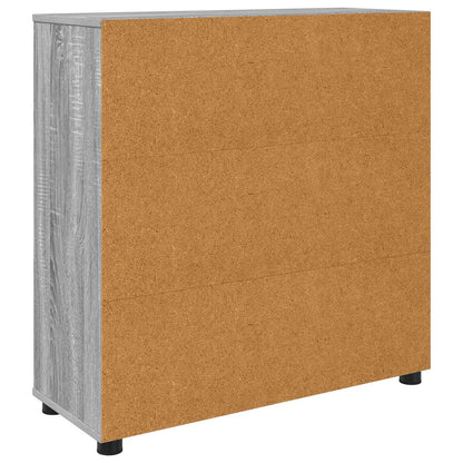 Armadio 80 x 31 x 81 cm Legno ingegnerizzato Grigio Sonoma