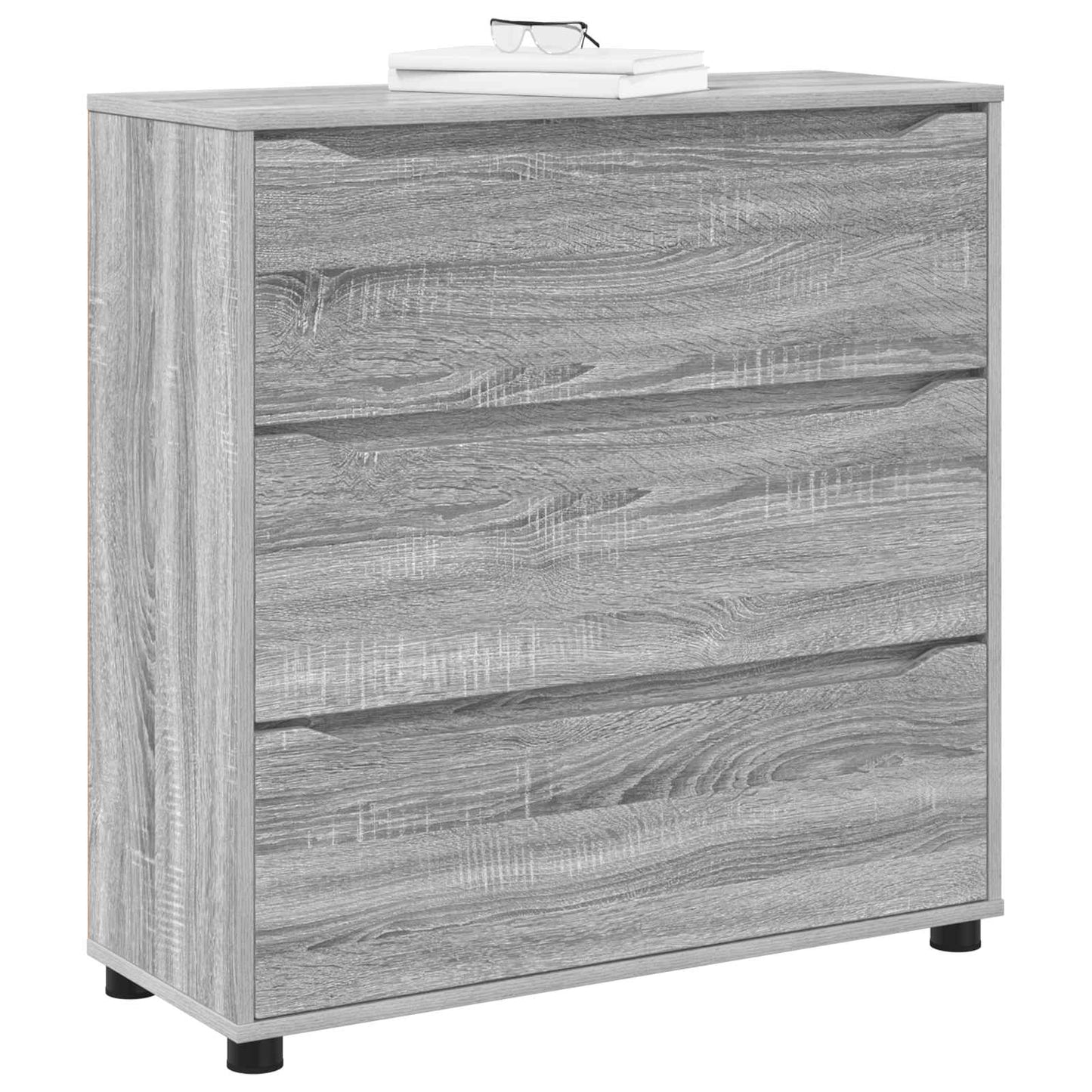 Armadio 80 x 31 x 81 cm Legno ingegnerizzato Grigio Sonoma