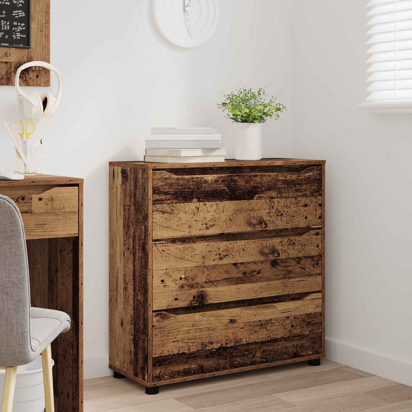 Armadio 80 x 31 x 81 cm Legno ingegnerizzato Legno vecchio