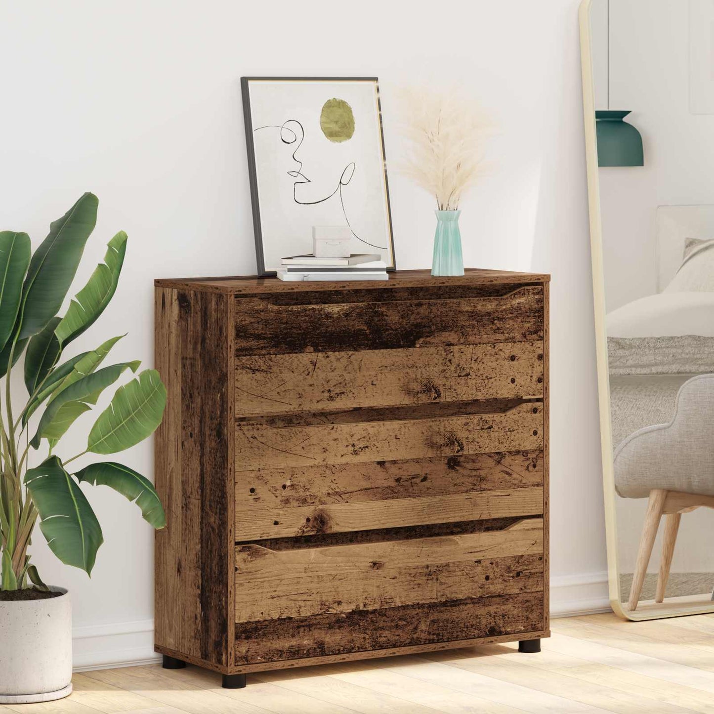 Armadio 80 x 31 x 81 cm Legno ingegnerizzato Legno vecchio