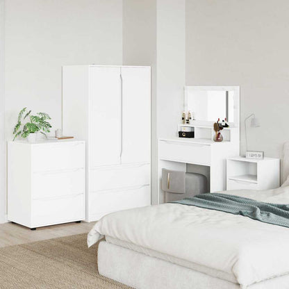Armadio Bianco 60 x 48 x 81 cm Legno multistrato