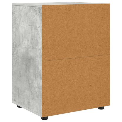 Armadio 60 x 48 x 81 cm Legno ingegnerizzato Grigio cemento | homemem39