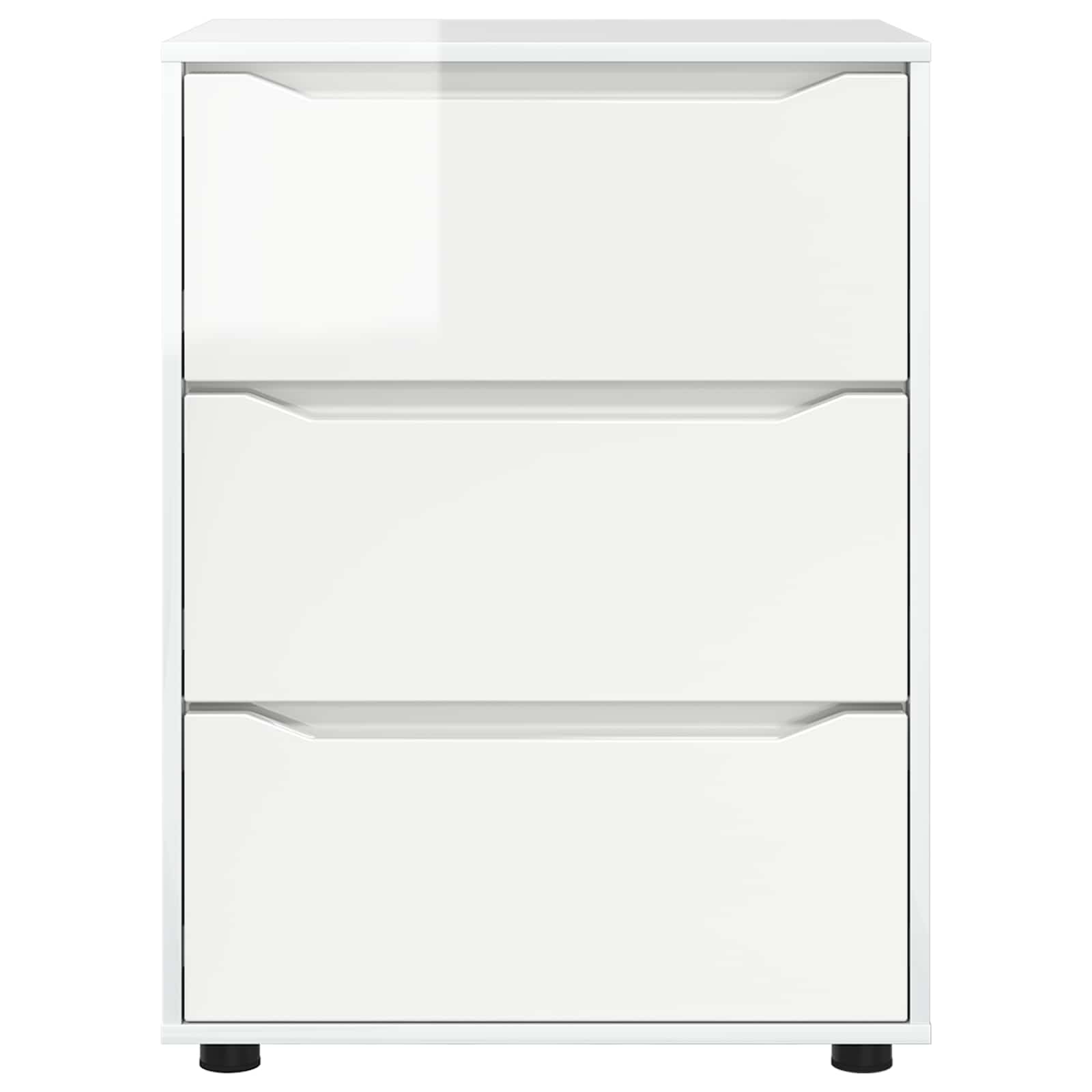 Armadio 60 x 48 x 81 cm Legno ingegnerizzato Bianco Lucido | homemem39