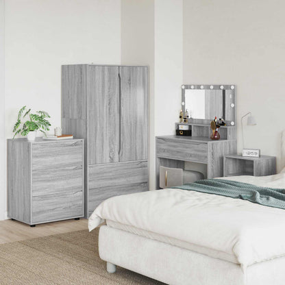 Armadio 60 x 48 x 81 cm Legno ingegnerizzato Grigio Sonoma