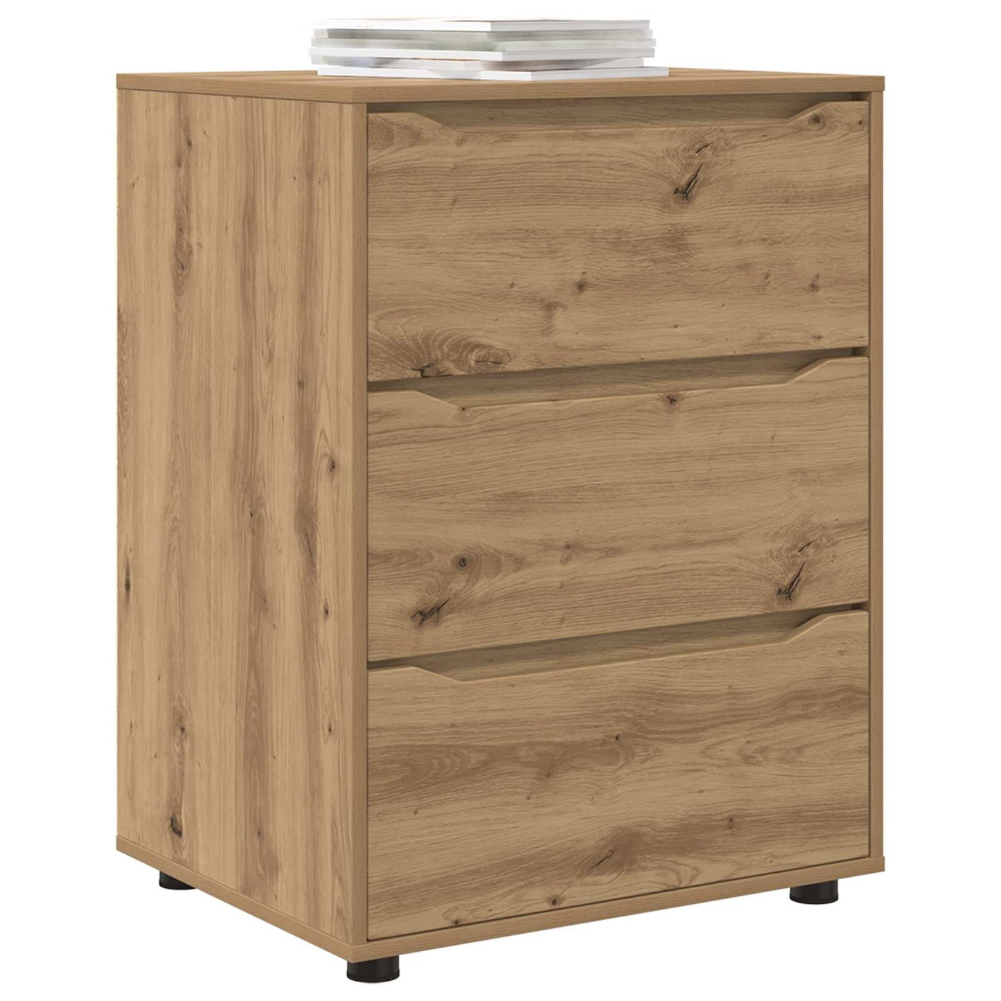 Armadio 60 x 48 x 81 cm Legno ingegnerizzato Rovere artigianale