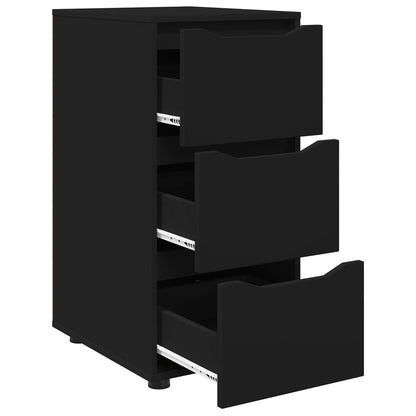 Armadio 40 x 48 x 81 cm Legno ingegnerizzato Nero | homemem39