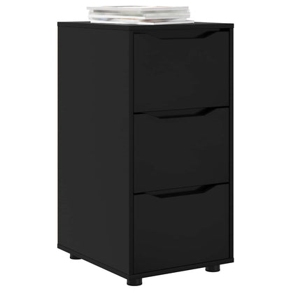 Armadio 40 x 48 x 81 cm Legno ingegnerizzato Nero