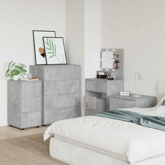 Armadio 40 x 48 x 81 cm Legno ingegnerizzato Grigio cemento | homemem39