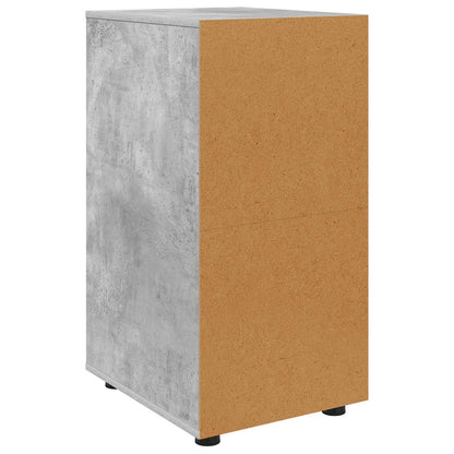 Armadio 40 x 48 x 81 cm Legno ingegnerizzato Grigio cemento | homemem39