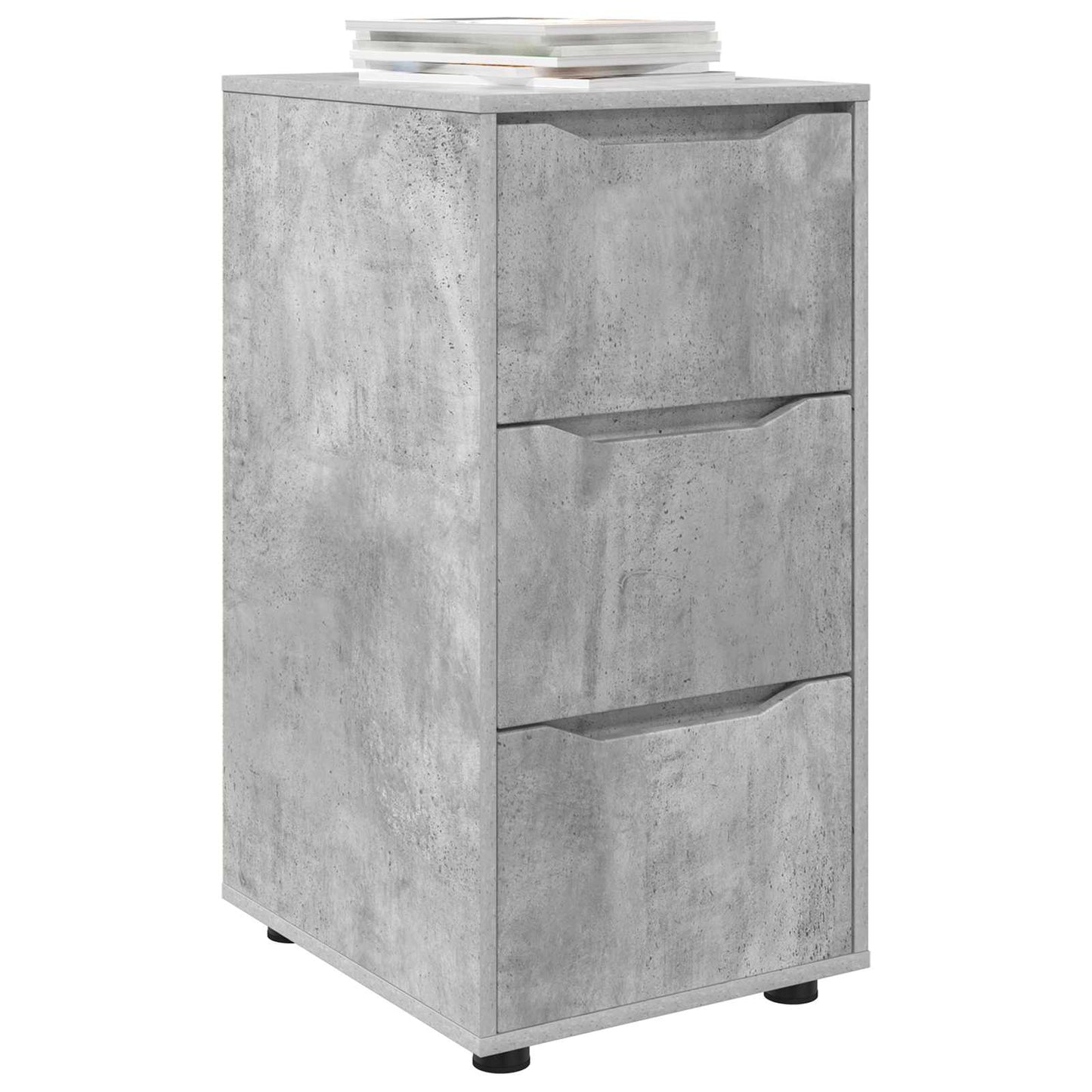 Armadio 40 x 48 x 81 cm Legno ingegnerizzato Grigio cemento | homemem39