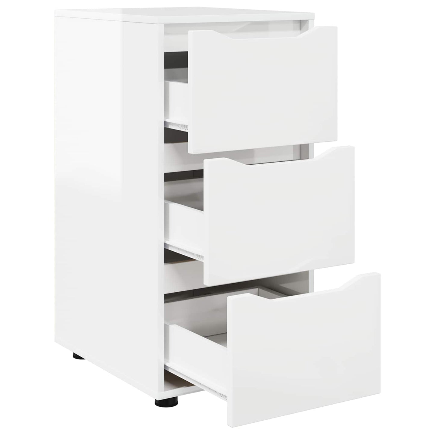 Armadio 40 x 48 x 81 cm Legno ingegnerizzato Bianco Lucido | homemem39
