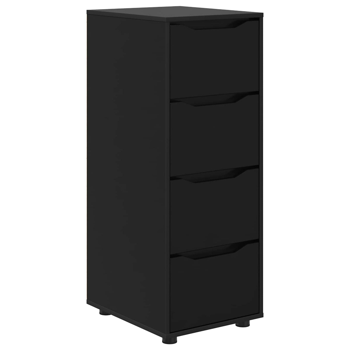 Armadio 40 x 48 x 105 cm Legno ingegnerizzato Nero