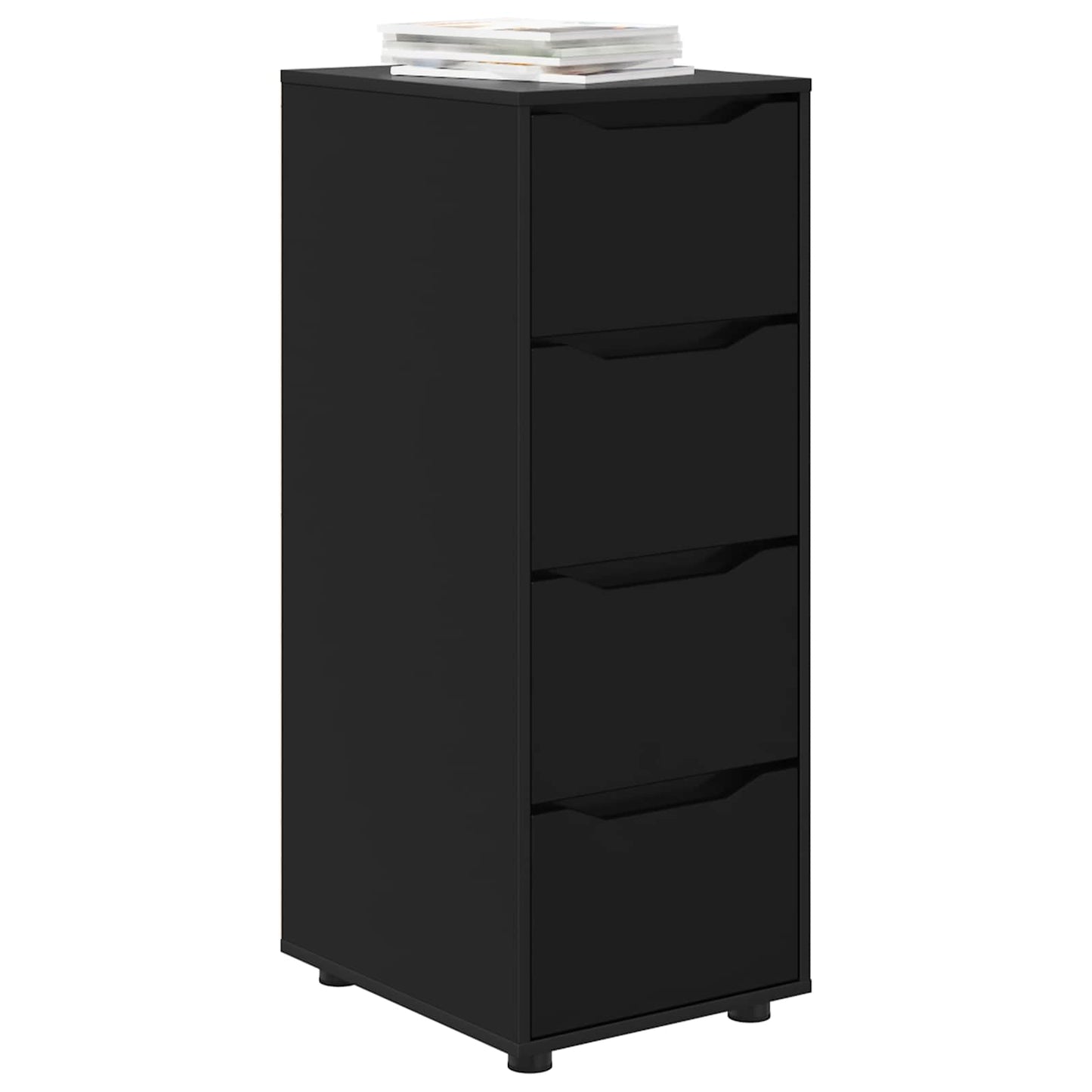Armadio 40 x 48 x 105 cm Legno ingegnerizzato Nero