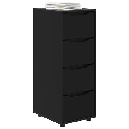 Armadio 40 x 48 x 105 cm Legno ingegnerizzato Nero