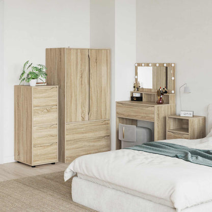 Armadio 40 x 48 x 105 cm Legno ingegnerizzato Rovere Sonoma