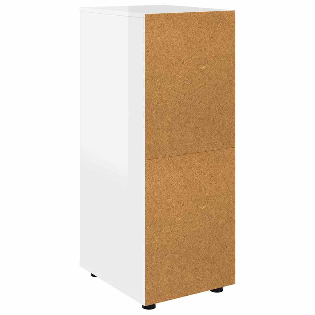 Armadio 40 x 48 x 105 cm Legno ingegnerizzato Bianco Lucido | homemem39