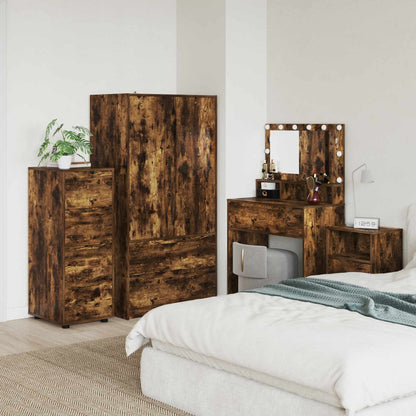 Armadio 40 x 48 x 105 cm Legno ingegnerizzato Rovere fumé | homemem39