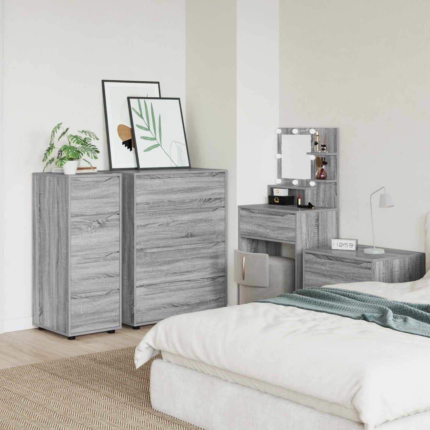 Armadio 40 x 48 x 105 cm Legno ingegnerizzato Grigio Sonoma | homemem39