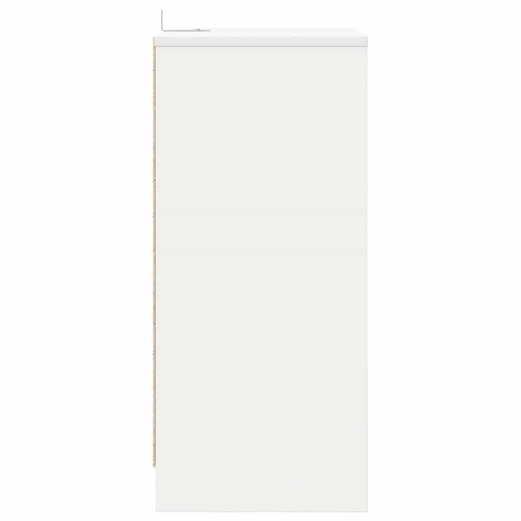 Comodino con cassetto Bianco 40 x 30 x 467 cm Legno multistrato | homemem39