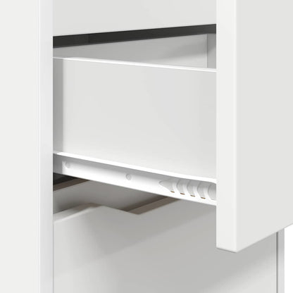 Comodini 2 pcs Bianco 40 x 30 x 467 cm Legno multistrato