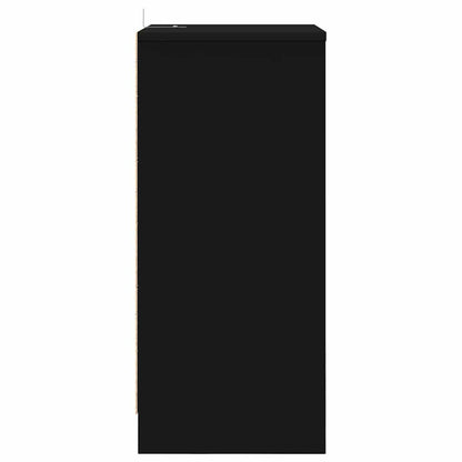 Comodini 2 pcs Nero 40 x 30 x 467 cm Legno multistrato | homemem39