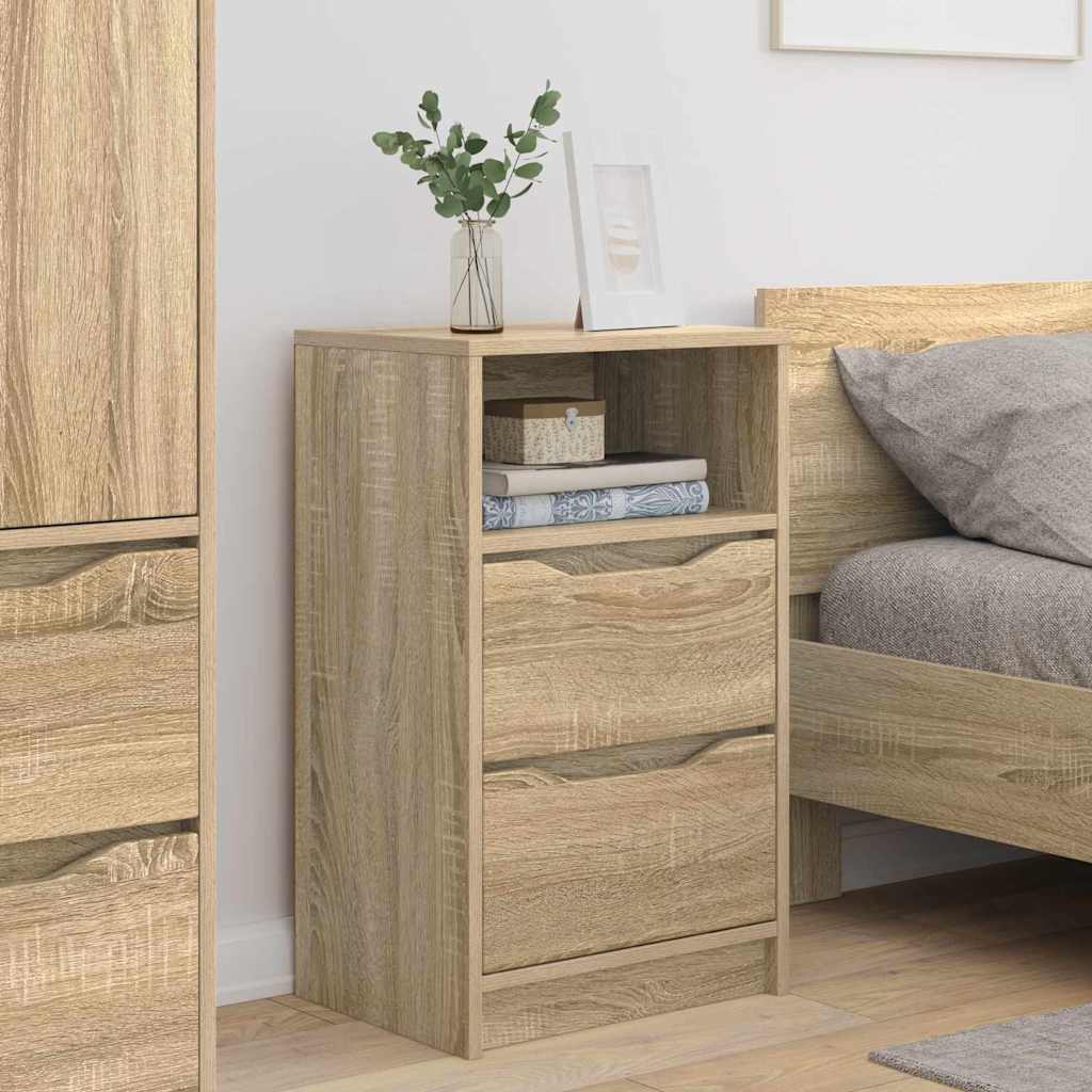 Comodini 2 pcs Rovere Sonoma 40 x 30 x 467 cm Legno multistrato | homemem39