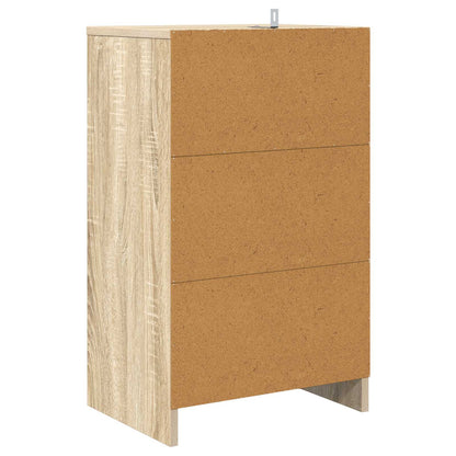 Comodini 2 pz Rovere Sonoma 40 x 30 x 467 cm
