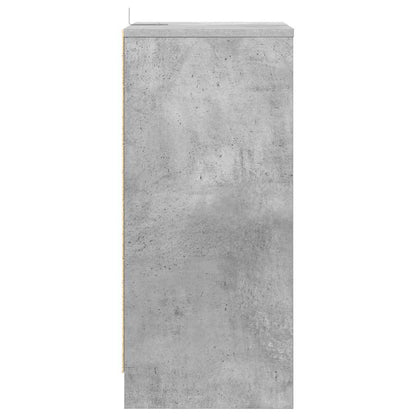 Comodini con cassetto 2 pcs Grigio cemento 40 x 30 x 467 cm | homemem39