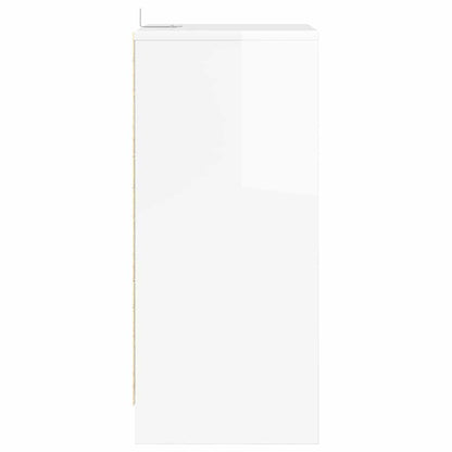 Comodini 2 pcs Bianco Lucido 40 x 30 x 467 cm Legno multistrato | homemem39