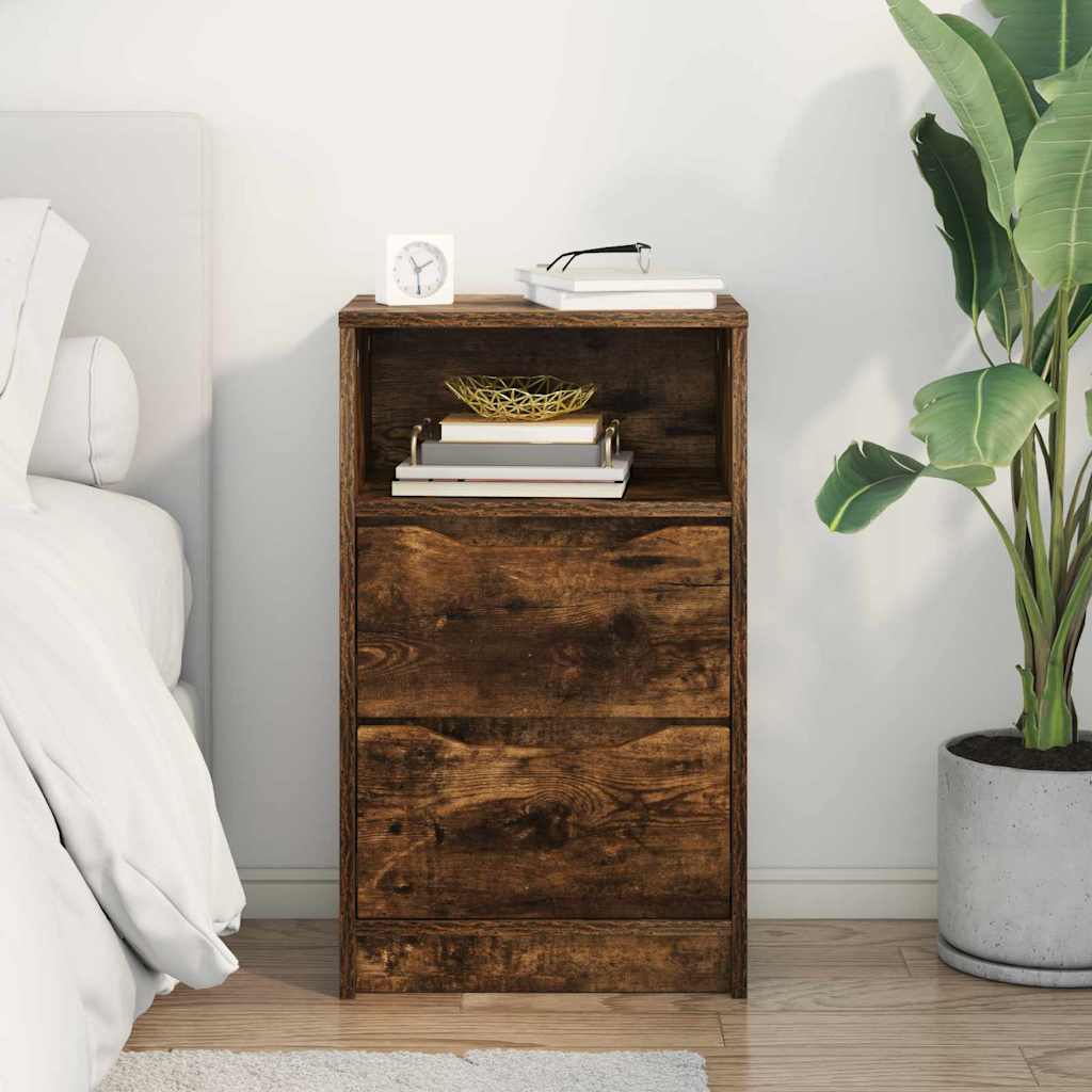 Comodino Rovere fumé 40 x 30 x 467 cm Legno multistrato