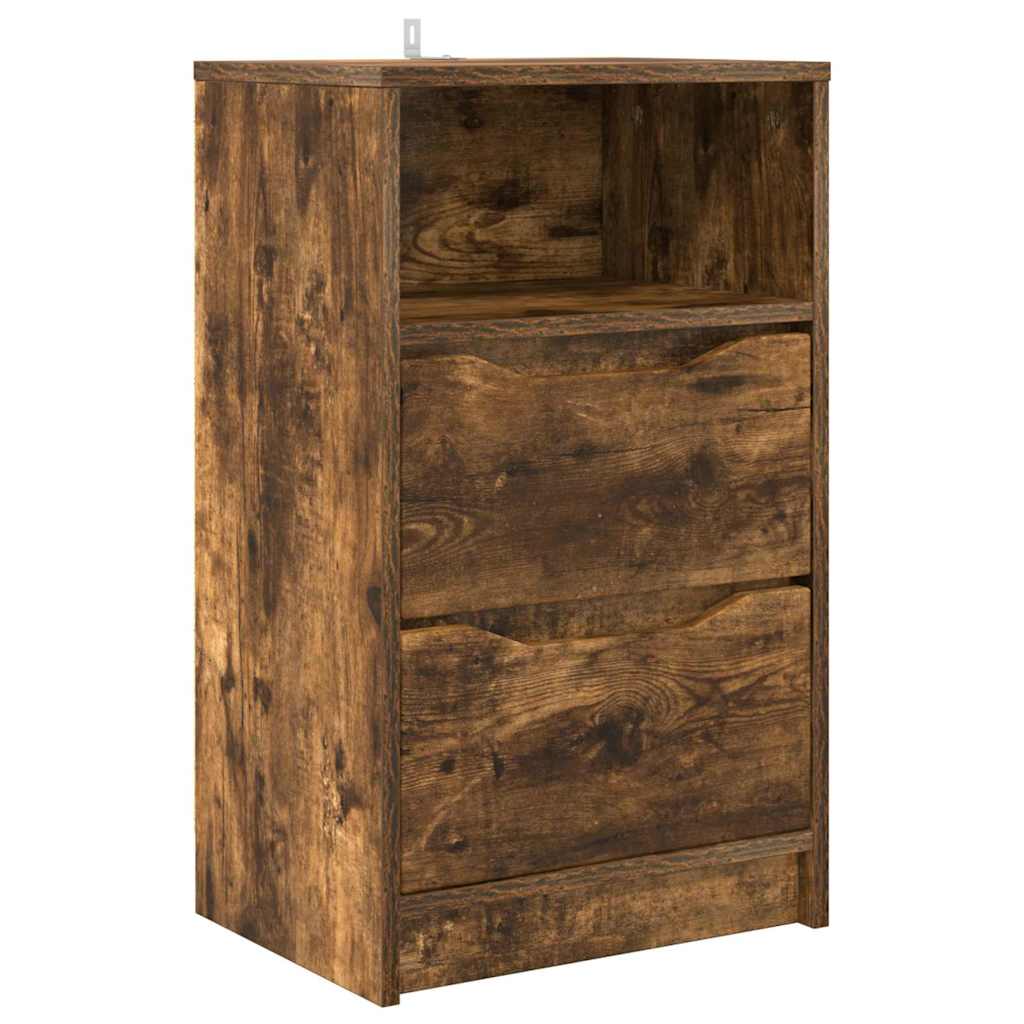 Comodino Rovere fumé 40 x 30 x 467 cm Legno multistrato