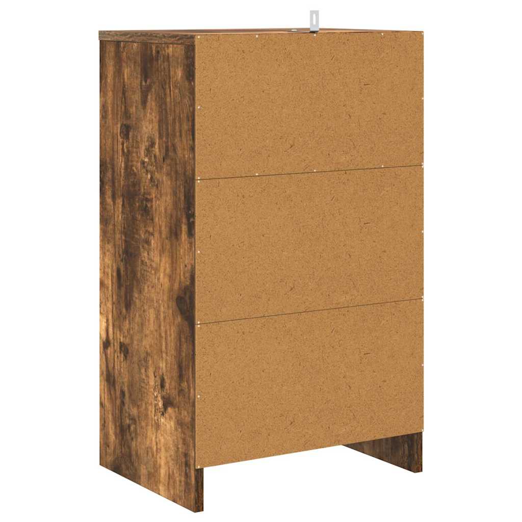 Comodino Rovere fumé 40 x 30 x 467 cm Legno multistrato | homemem39