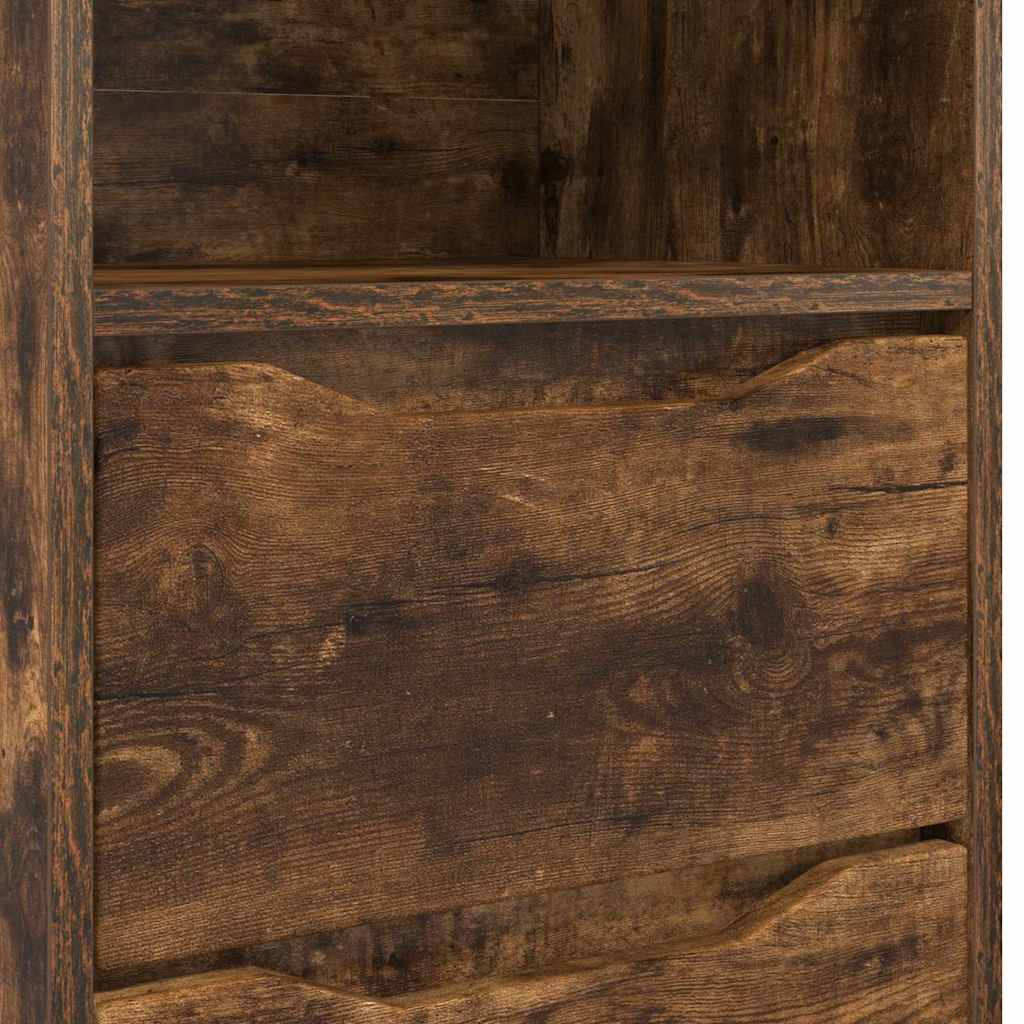 Comodini 2 pcs Rovere fumé 40 x 30 x 467 cm Legno multistrato | homemem39