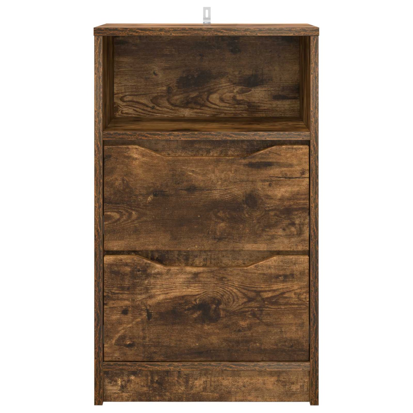 Comodini 2 pz Rovere fumé 40 x 30 x 467 cm Legno ingegnerizzato