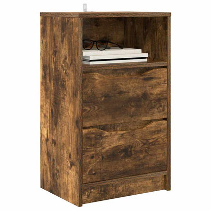 Comodini 2 pcs Rovere fumé 40 x 30 x 467 cm Legno multistrato | homemem39