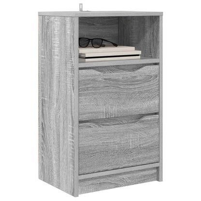 Comodino Grigio Sonoma 40 x 30 x 467 cm Legno ingegnerizzato
