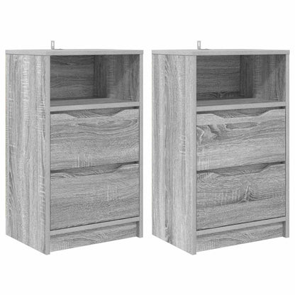 Comodini 2 pcs Grigio Sonoma 40 x 30 x 467 cm Legno multistrato | homemem39