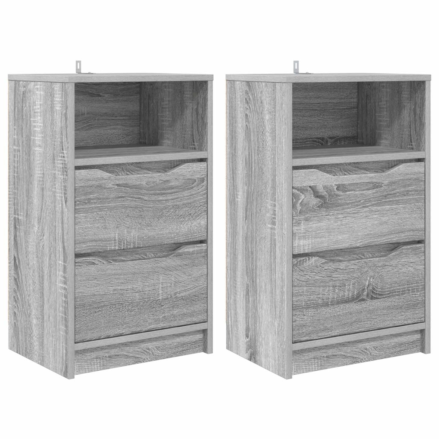 Comodini 2 pz Grigio Sonoma 40 x 30 x 467 cm