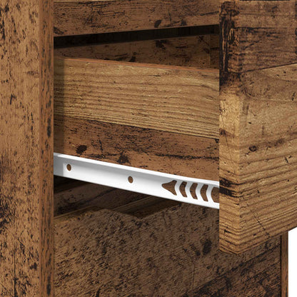 Comodini 2 pz Legno vecchio 40 x 30 x 467 cm