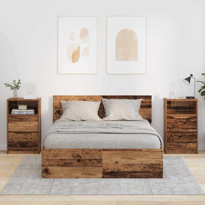 Comodini 2 pcs Legno vecchio 40 x 30 x 467 cm Legno multistrato