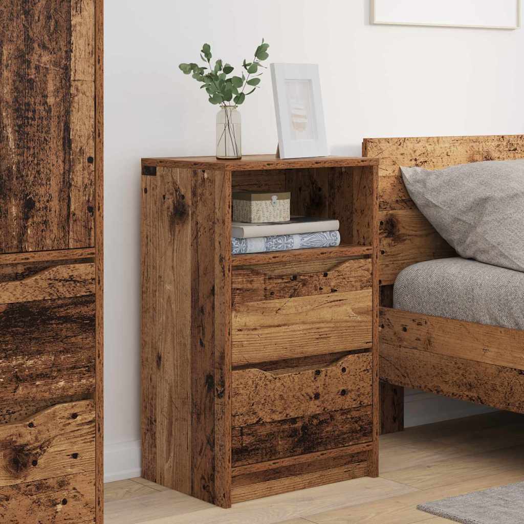 Comodini 2 pcs Legno vecchio 40 x 30 x 467 cm Legno multistrato