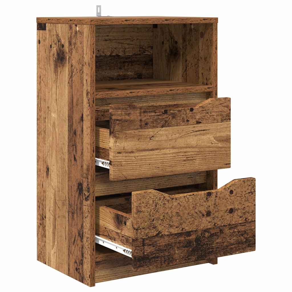 Comodini 2 pcs Legno vecchio 40 x 30 x 467 cm Legno multistrato | homemem39