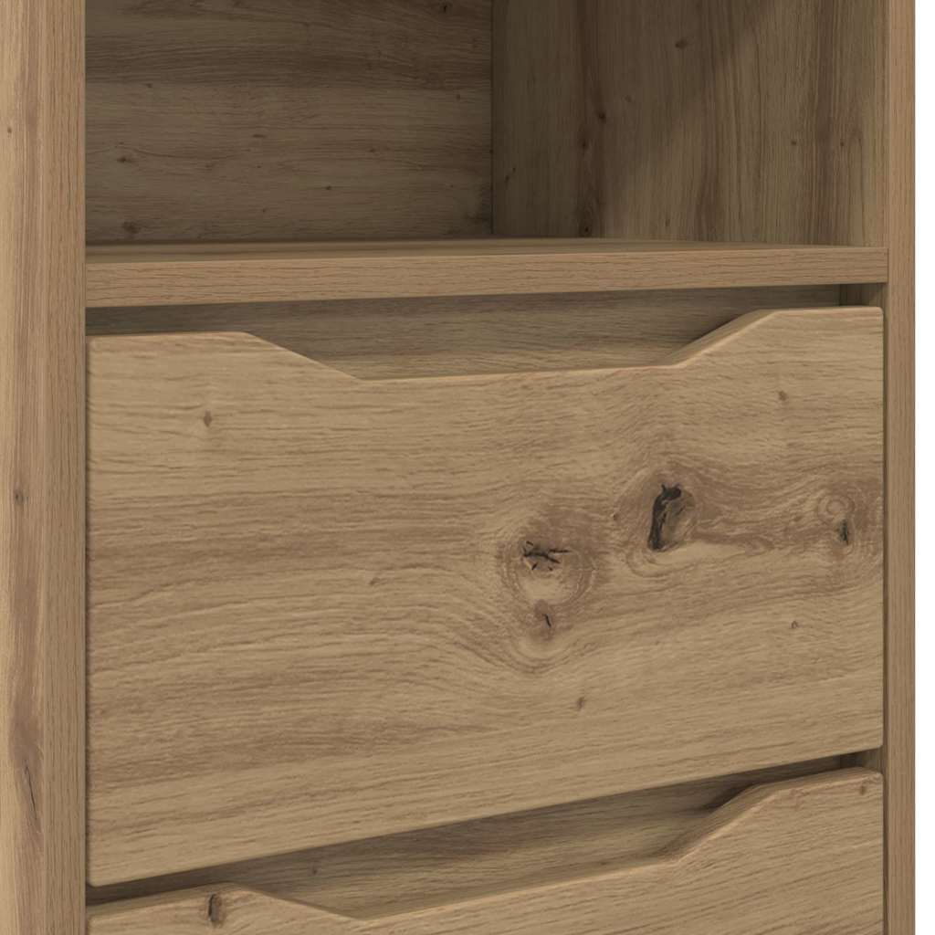 Comodino Rovere artigianale 40 x 30 x 467 cm Legno multistrato | homemem39