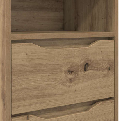 Comodini con cassetto 2 pcs Rovere artigianale 40 x 30 x 467 cm | homemem39