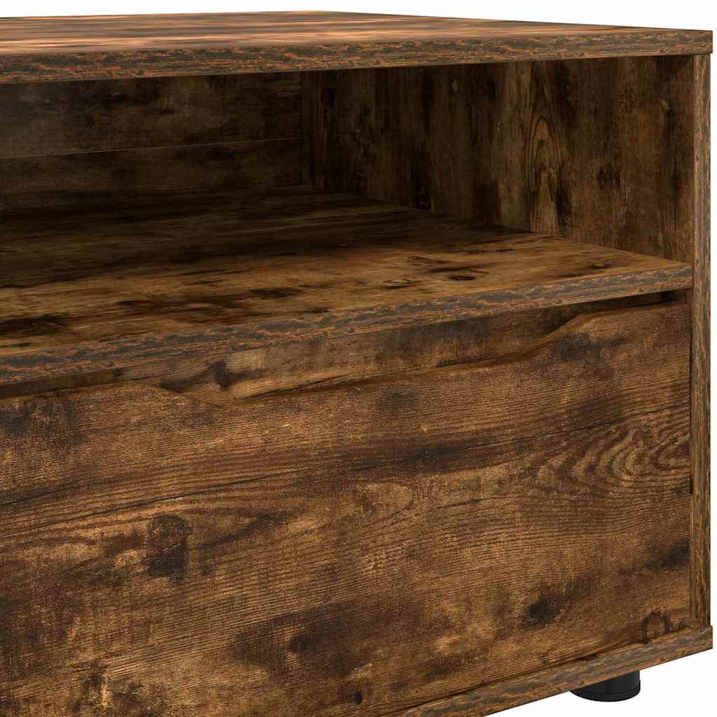 Mobile TV Rovere fumé 100 x 48 x 43 cm Legno multistrato