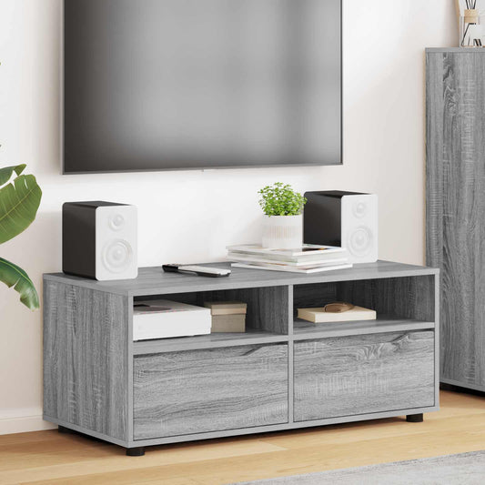 Mobile TV 100 x 48 x 43 cm Grigio Sonoma Legno ingegnerizzato