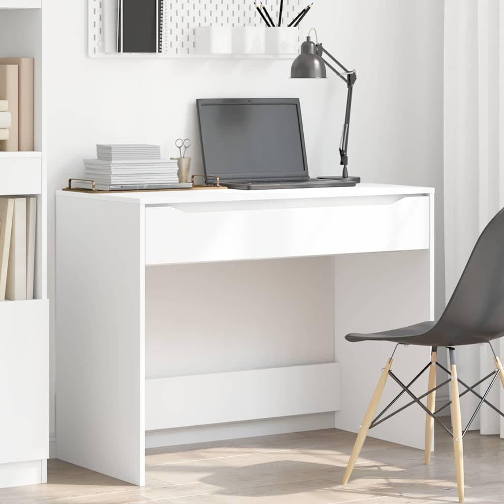 Scrivania Bianco 100 x 50 x 78 cm Legno ingegnerizzato | homemem39