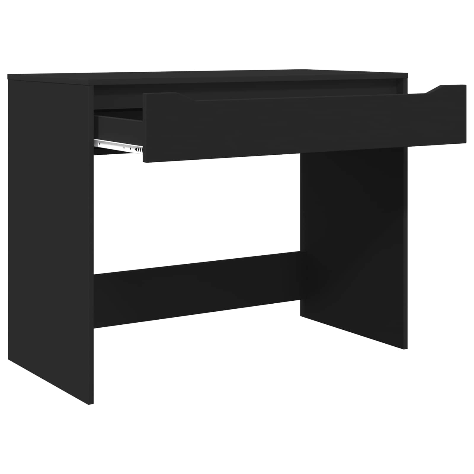 Scrivania Nero 100 x 50 x 78 cm Legno ingegnerizzato | homemem39