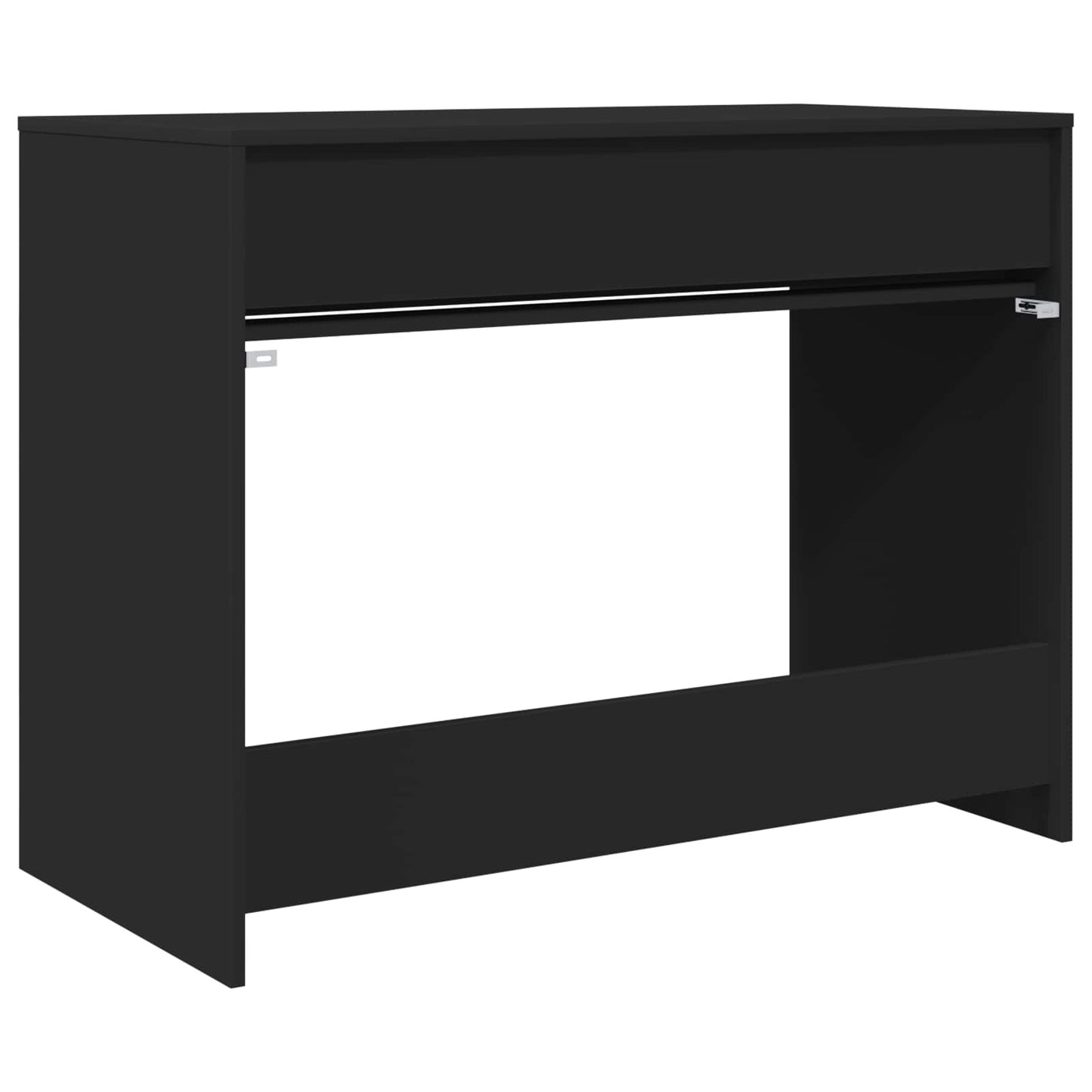 Scrivania Nero 100 x 50 x 78 cm Legno ingegnerizzato | homemem39